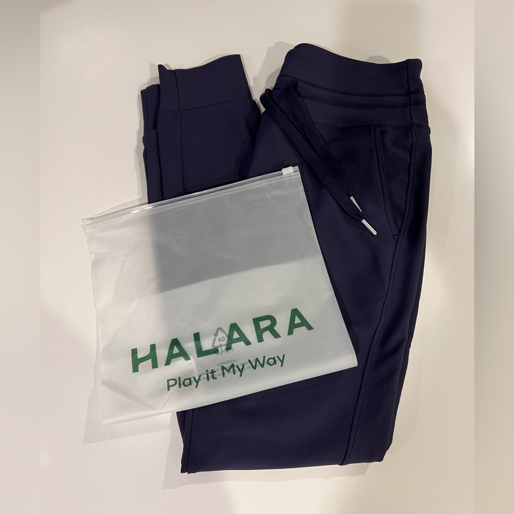 HALARA Patitoff Flow Pet Hair Resistant High Waisted Drawstring Joggers SIZE S